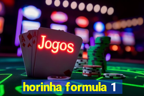 horinha formula 1